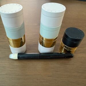 Westman Atelier 10 Eye Pods + 1 brush cleaned used Jours / Nuits set $360 Retail
